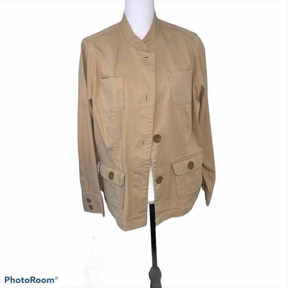 Emma James Petite Jacket, Khaki, sz 18 Petite - Picture 1 of 10